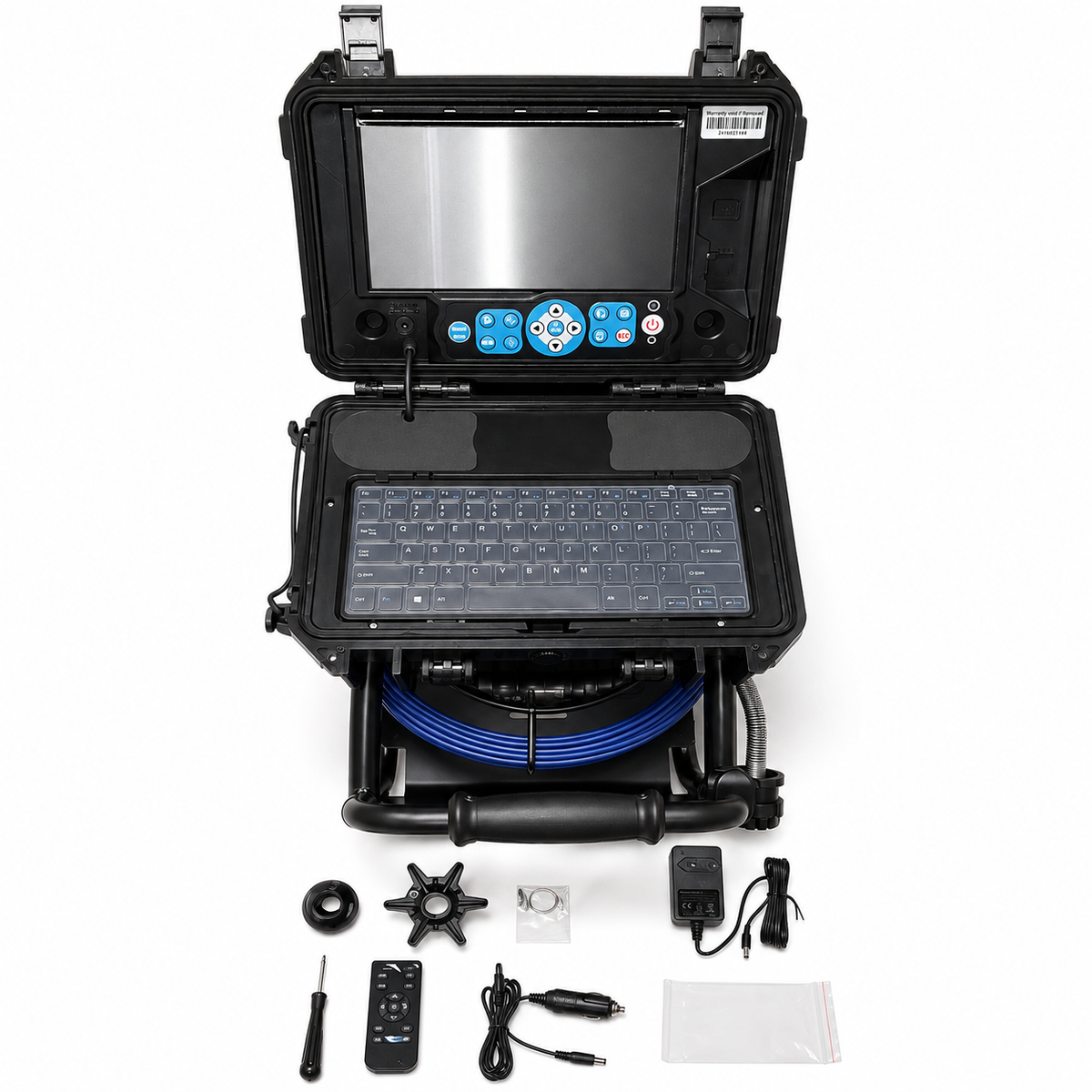 Caméra d’inspection canalisation -  Écran LCD 10 pouces - Ø23 mm – 40 m – Sonde 512 Hz